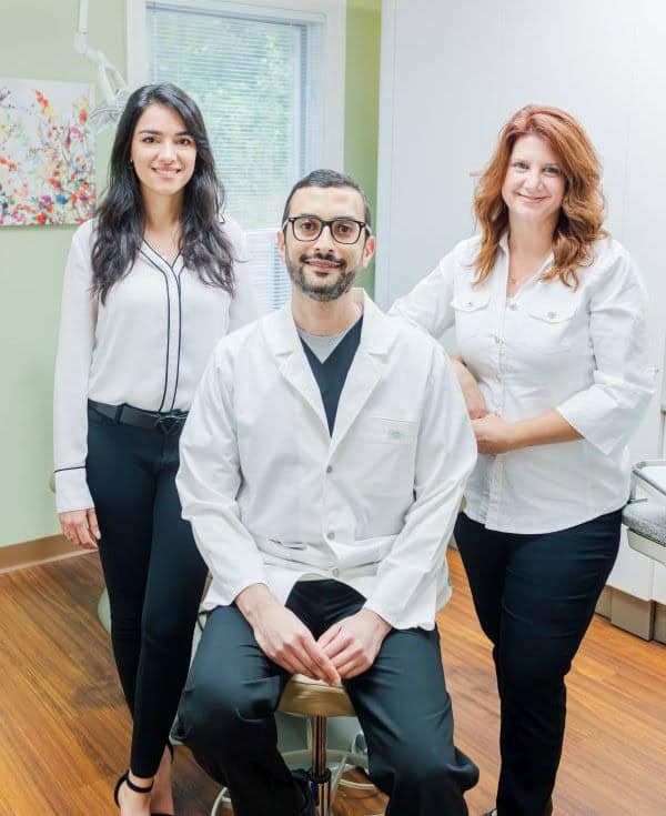 Friendly dental team at Bluebird Dentistry in Fredericksburg VA